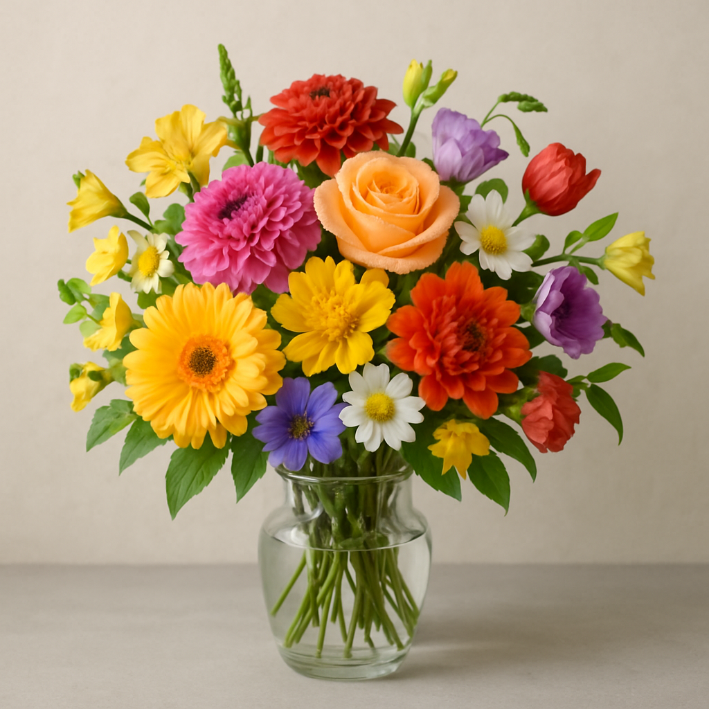 A beautiful bouquet of fresh flowers
