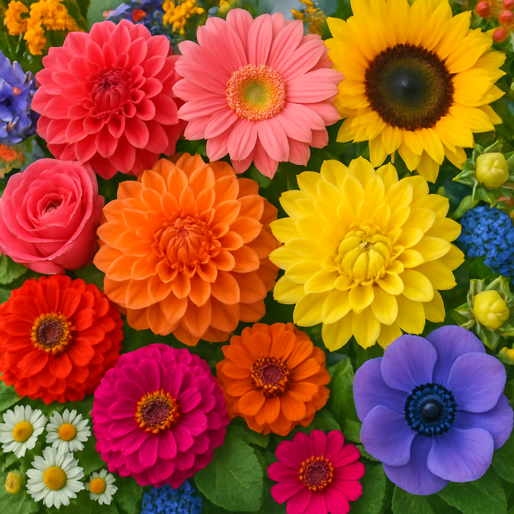 Seasonal flowers